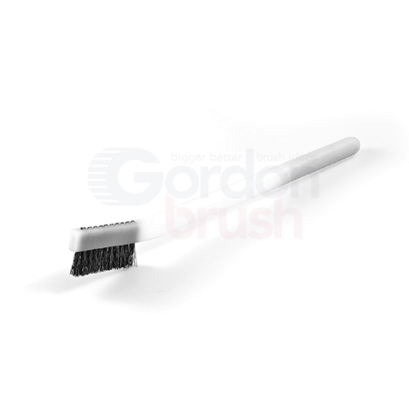 GORDON BRUSH 3x7 Row 0.006" SS 0.018" Nylon Bristle Plastic Handle Double-Headed 11TID